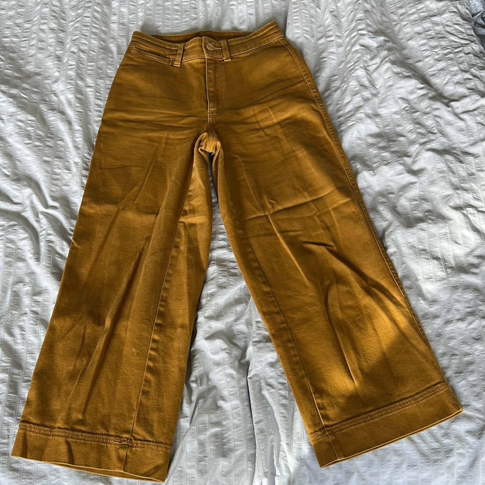 Straight Leg Earth Tone Pants